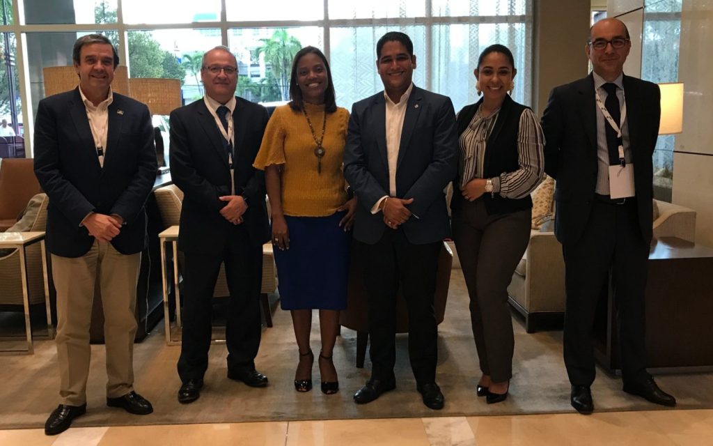 Reunión de septiembre de 2019 en la que nació la idea del Club de Gestión de Riesgos de la República Dominicana