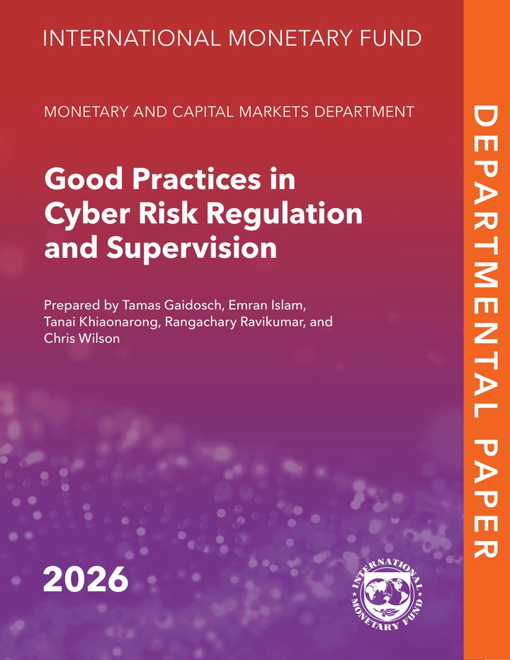 Primera página del documento: Good Practices in Cyber Risk Regulation and Supervision
