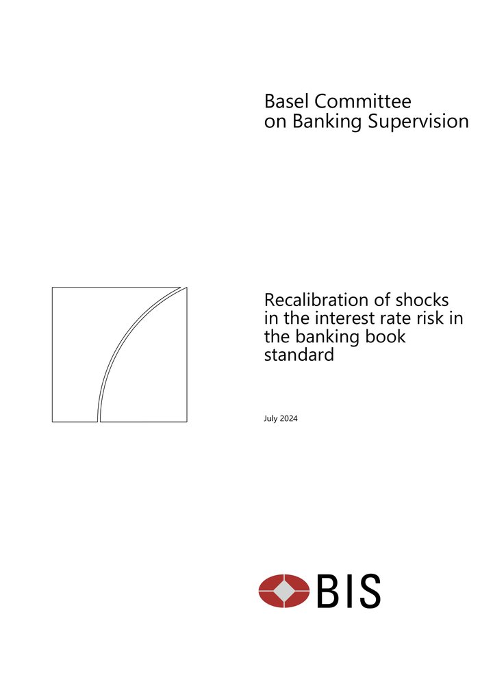Primera página del documento: Recalibration of shocks in the interest rate risk in the banking book standard