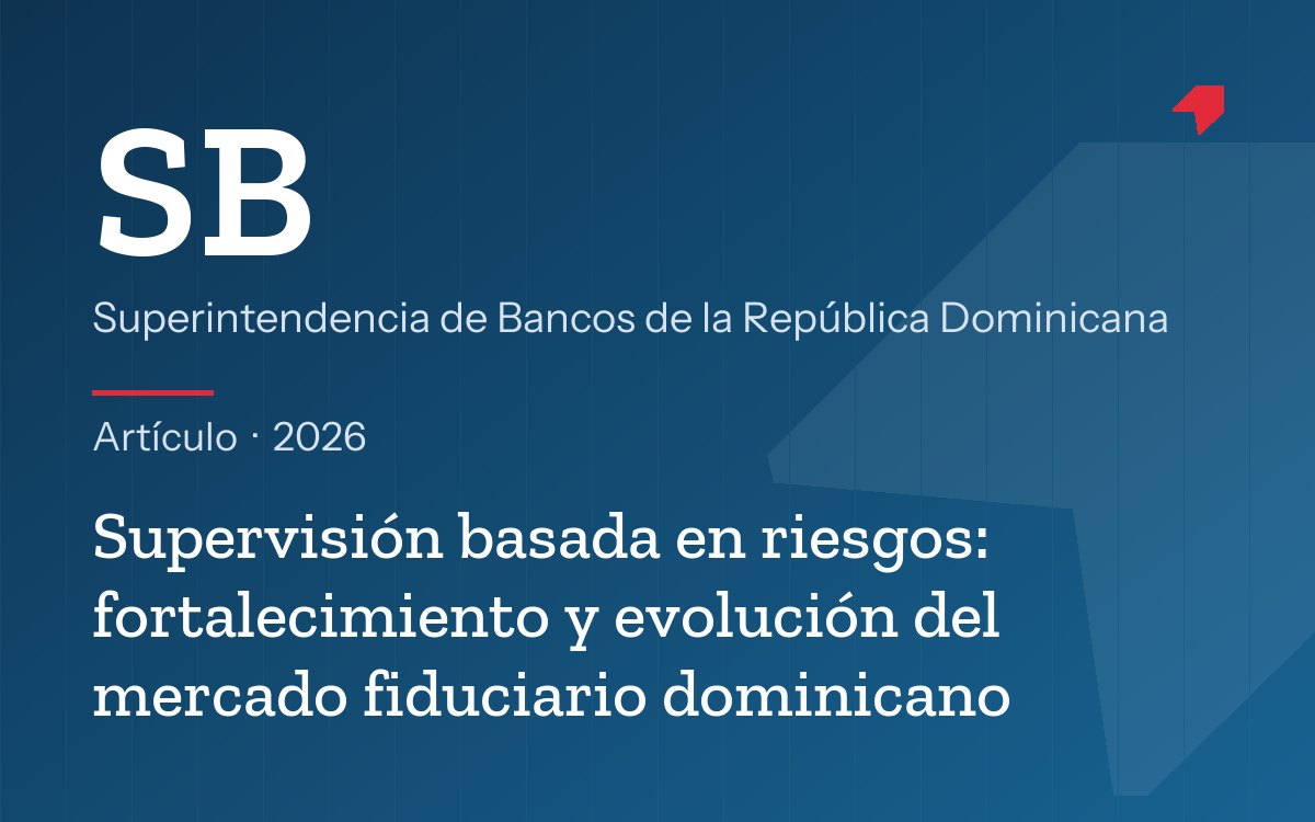 Portada de la ficha: Supervisión basada en riesgos: fortalecimiento y evolución del mercado fiduciario dominicano